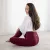  Yogasecrets magas derekú nadrág - burgundi vörös (XL)