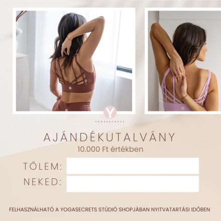 Ajándékutalvány 10 000 Ft értékben